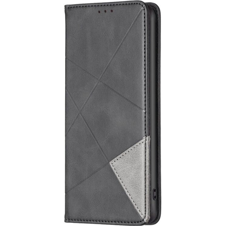 Чехол-книжка с карманами UniCase Geometric Pattern для Google Pixel 11 / 11 Pro - Black: фото 2 из 11