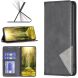 Чехол-книжка с карманами UniCase Geometric Pattern для Samsung Galaxy A57 (A576) - Black (406100B). Фото 4 из 10