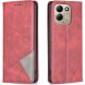 Чохол-книжка з кишеньками UniCase Geometric Pattern для Xiaomi Redmi 17 - Red (429004R). Фото 1 з 9