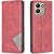 Чехол-книжка с карманами UniCase Geometric Pattern для Xiaomi Redmi 17 - Red: фото 1 из 9