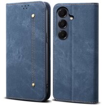 Чехол-книжка с карманами UniCase Jeans Wallet для Samsung Galaxy A37 (A376) - Blue: фото 1 из 7