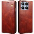 Чохол-книжка з кишеньками UniCase Leather Wallet для Xiaomi 17 - Brown (390632Z)