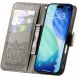 Чохол-книжка з малюнком UniCase Butterfly Pattern для iPhone 18 Pro Max / 17 Pro Max - Grey (423827H). Фото 2 з 9
