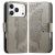 Чохол-книжка з малюнком UniCase Butterfly Pattern для iPhone 18 Pro Max / 17 Pro Max - Grey: фото 1 з 9
