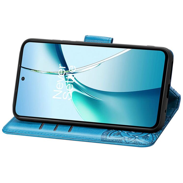 Чохол-книжка з малюнком UniCase Butterfly Pattern для Motorola Moto G86 Power - Blue: фото 3 з 8