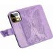 Чехол-книжка с рисунком UniCase Butterfly Pattern для Realme 16 Pro Plus - Light Purple (428527LV). Фото 2 из 9