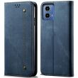 Чехол-книжка UniCase Jeans Wallet для Motorola Moto G85 - Blue (357004L)