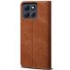Чехол-книжка UniCase Jeans Wallet для Motorola Moto G86 - Coffee (383337F). Фото 6 из 6