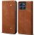 Чехол-книжка UniCase Jeans Wallet для Motorola Moto G86 - Coffee: фото 1 из 6