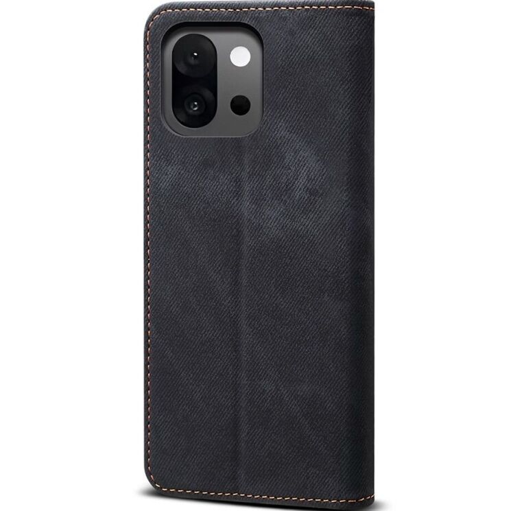 Чехол-книжка UniCase Jeans Wallet для OnePlus 13T - Black: фото 6 из 6