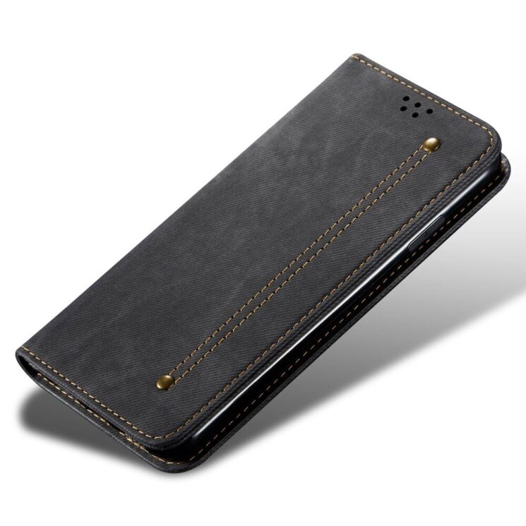 Чехол-книжка UniCase Jeans Wallet для OnePlus 13T - Black: фото 4 из 6