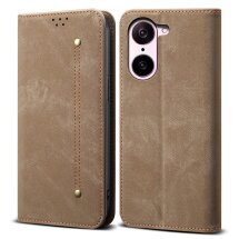 Чохол-книжка UniCase Jeans Wallet для OnePlus Nord CE 5 / Ace 5 Racing - Khaki: фото 1 з 6
