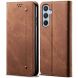 Чехол-книжка UniCase Jeans Wallet для Samsung Galaxy A25 (A256) - Coffee (344908C). Фото 1 из 6