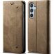 Чохол-книжка UniCase Jeans Wallet для Samsung Galaxy M15 (M156) - Khaki (349536K). Фото 1 з 6