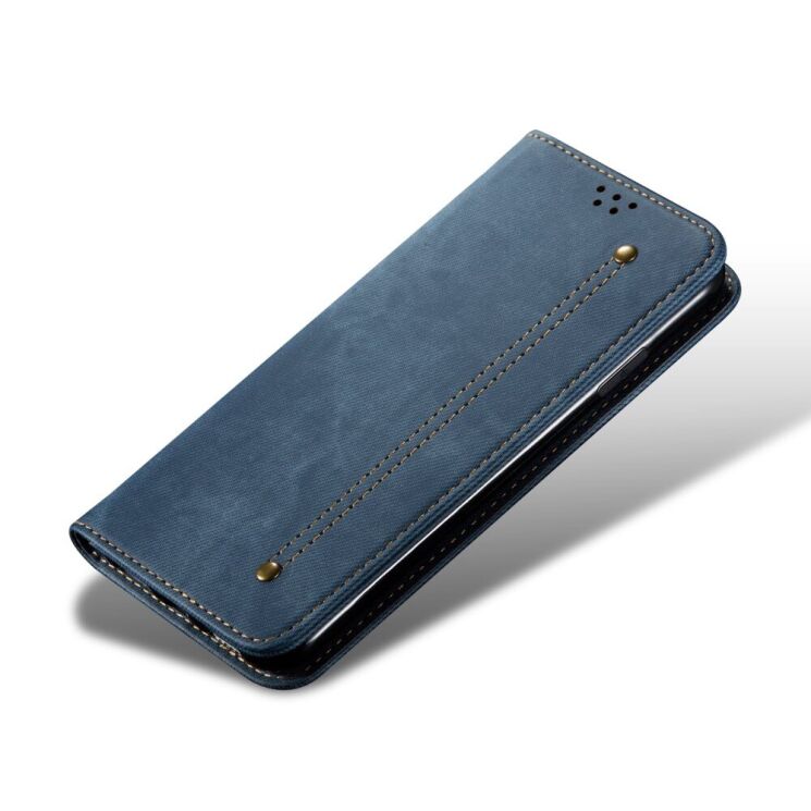 Чехол-книжка UniCase Jeans Wallet для Xiaomi 11T / 11T Pro - Blue: фото 7 из 8