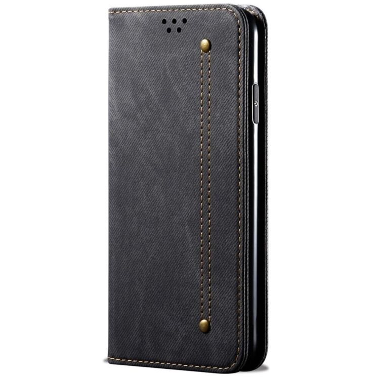 Чехол-книжка UniCase Jeans Wallet для Xiaomi Redmi Note 14S - Black: фото 5 из 7