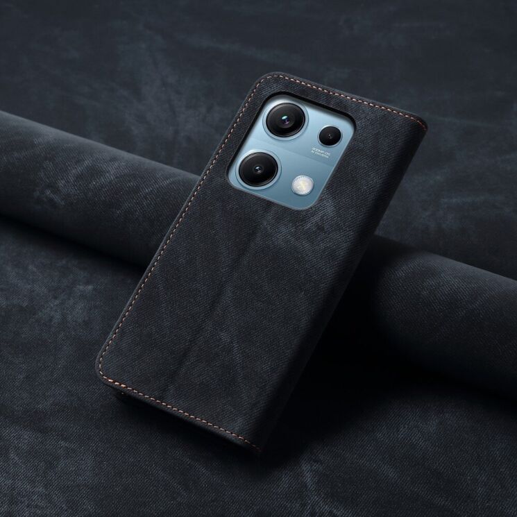 Чехол-книжка UniCase Jeans Wallet для Xiaomi Redmi Note 14S - Black: фото 7 из 7
