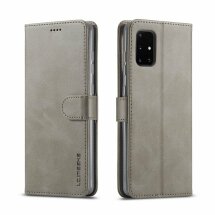 Чехол LC.IMEEKE Wallet Case для Samsung Galaxy A31 (A315) - Grey: фото 1 из 9