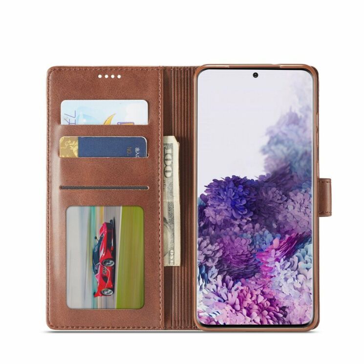 Чехол LC.IMEEKE Wallet Case для Samsung Galaxy S20 (G980) - Coffee: фото 4 из 10