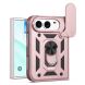 Чохол (PC+TPU) з підставкою Deexe Armor Shield (FF) для iPhone Duo - Rose Gold (435009RG). Фото 1 з 9