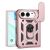 Чохол (PC+TPU) з підставкою Deexe Armor Shield (FF) для iPhone Duo - Rose Gold: фото 1 з 9