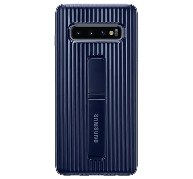 Чехол Protective Standing Cover для Samsung Galaxy S10 (G973) EF-RG973CBEGRU - Black: фото 1 из 8