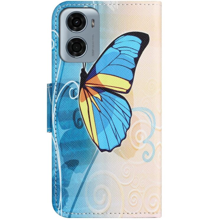 Чохол з малюнком Deexe Color Wallet для Motorola Moto G06 - Butterfly: фото 5 з 5
