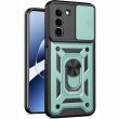 Чехол с защитой камеры Deexe Armor Shield для Infinix Hot 70 - Green (422002G)