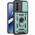 Чехол с защитой камеры Deexe Armor Shield для Infinix Hot 70 - Green: фото 1 из 9