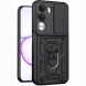 Чехол с защитой камеры Deexe Armor Shield для Realme C100i - Black (412501B). Фото 1 из 9