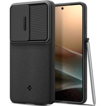 Чехол со шторкой для камеры Spigen Optik Armor для Samsung Galaxy S26 Ultra (S948) ACS10687 - Black: фото 1 з 11