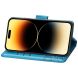 Чехол UniCase Butterfly Pattern для Apple iPhone 15 Pro - Blue (329366L). Фото 3 из 5