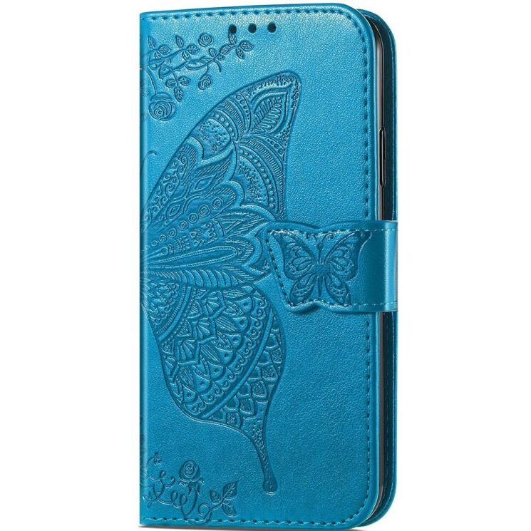 Чехол UniCase Butterfly Pattern для Apple iPhone 15 Pro - Blue: фото 4 из 5