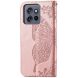 Чехол UniCase Butterfly Pattern для Motorola Edge 50 Neo - Rose Gold (367126RG). Фото 6 из 7