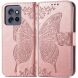 Чехол UniCase Butterfly Pattern для Motorola Edge 50 Neo - Rose Gold (367126RG). Фото 1 из 7