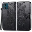 Чехол UniCase Butterfly Pattern для Motorola Moto E13 - Black (320122B)