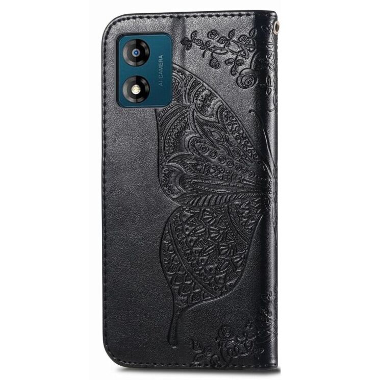 Чехол UniCase Butterfly Pattern для Motorola Moto E13 - Black: фото 5 из 10