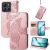 Чохол UniCase Butterfly Pattern для Motorola Moto G86 - Rose Gold: фото 1 з 10