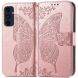Чехол UniCase Butterfly Pattern для Samsung Galaxy S24 FE (S721) - Rose Gold (367533RG). Фото 1 из 11