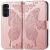Чехол UniCase Butterfly Pattern для Samsung Galaxy S24 FE (S721) - Rose Gold: фото 1 из 11