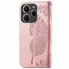 Чохол UniCase Butterfly Pattern для TECNO Spark 20 Pro - Rose Gold (345421RG). Фото 5 з 8