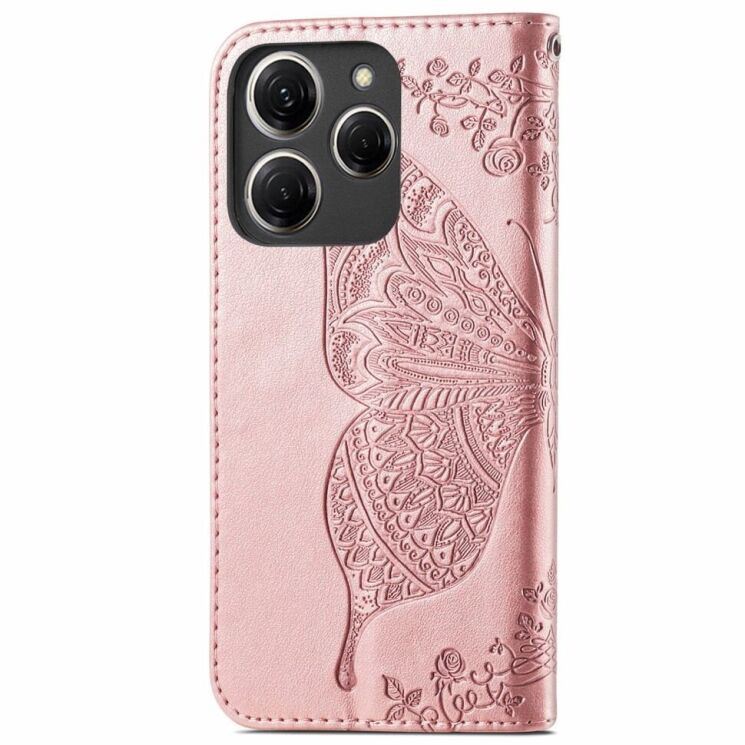 Чохол UniCase Butterfly Pattern для TECNO Spark 20 Pro - Rose Gold: фото 5 з 8