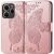 Чехол UniCase Butterfly Pattern для TECNO Spark 20 Pro - Rose Gold: фото 1 из 8