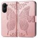 Чохол UniCase Butterfly Pattern для Xiaomi Poco X7 Pro - Rose Gold (371771RG). Фото 2 з 14