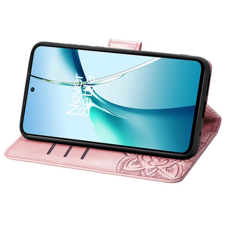 Чохол UniCase Butterfly Pattern для Xiaomi Poco X7 Pro - Rose Gold: фото 4 з 14