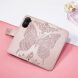 Чохол UniCase Butterfly Pattern для Xiaomi Poco X7 Pro - Rose Gold (371771RG). Фото 9 з 14