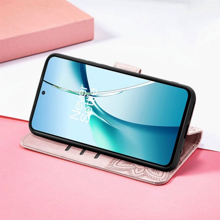Чохол UniCase Butterfly Pattern для Xiaomi Poco X7 Pro - Rose Gold: фото 8 з 14
