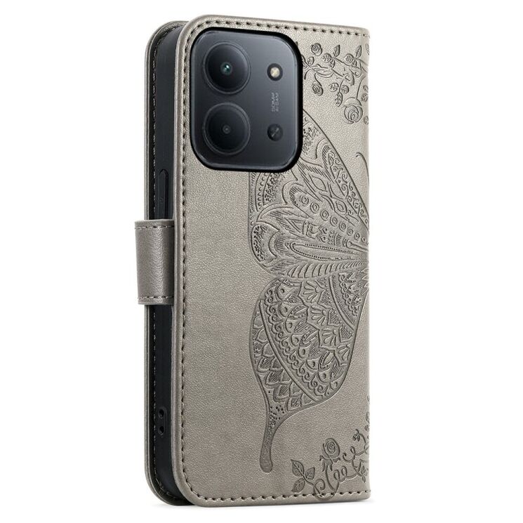 Чехол-книжка с рисунком UniCase Butterfly Pattern для Xiaomi Redmi 15C / Poco C85 - Grey (386156H) Чехол-книжка с рисунком UniCase Butterfly Pattern для Xiaomi Redmi 15C / Poco C85 - Grey: фото 7 из 9