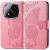 Чехол UniCase Butterfly Pattern для Xiaomi Redmi Note 14 Pro Plus - Pink: фото 1 из 9