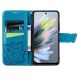Чехол UniCase Butterfly Pattern для ZTE Blade A35 / Blade A55 - Blue (367719L). Фото 2 из 6